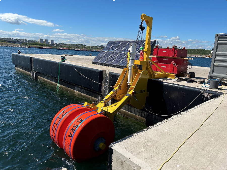 ZOEX: converting waves into energy for fish farming